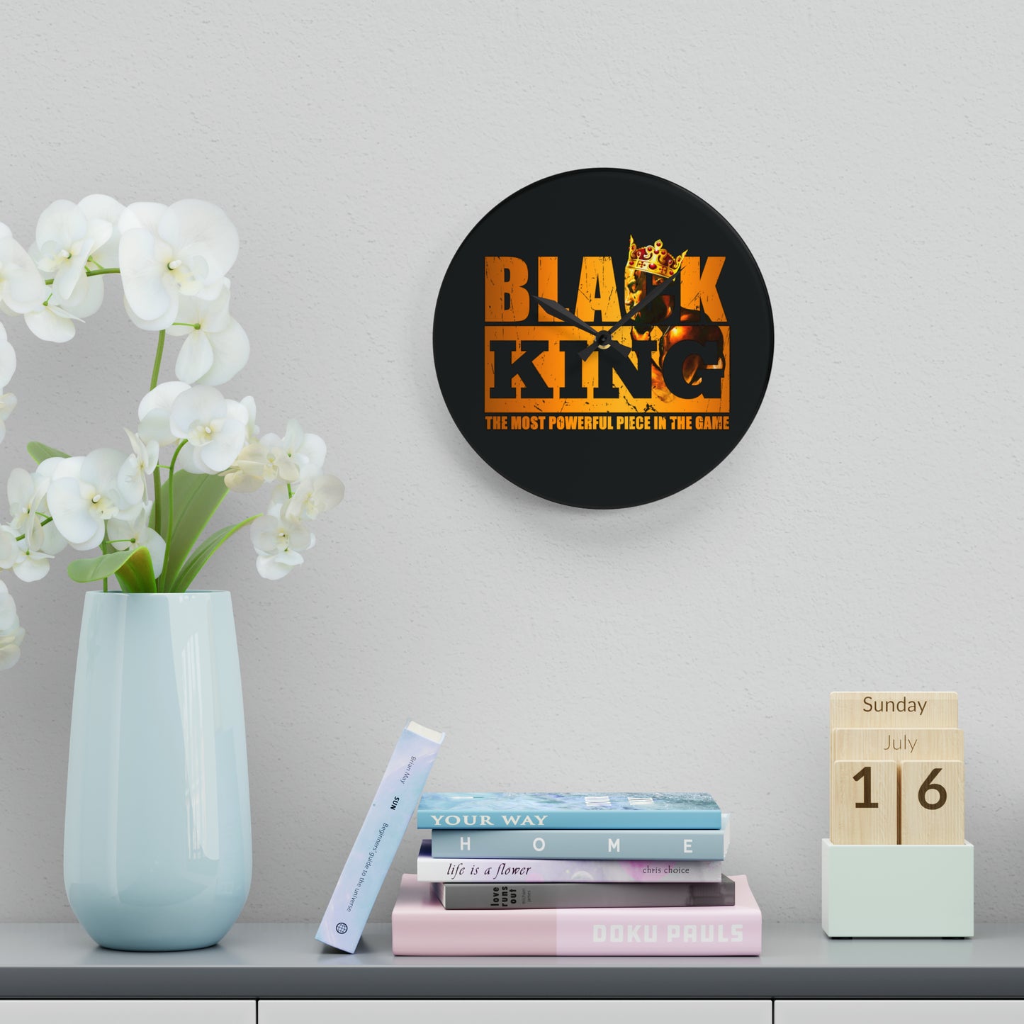 Most Powerful Peace Acrylic Wall Clock