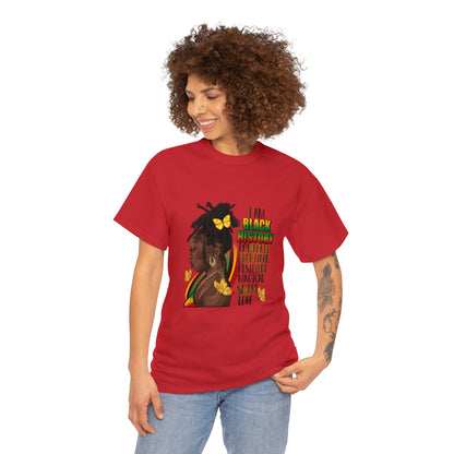 Black History Queen Unisex Heavy Cotton Tee