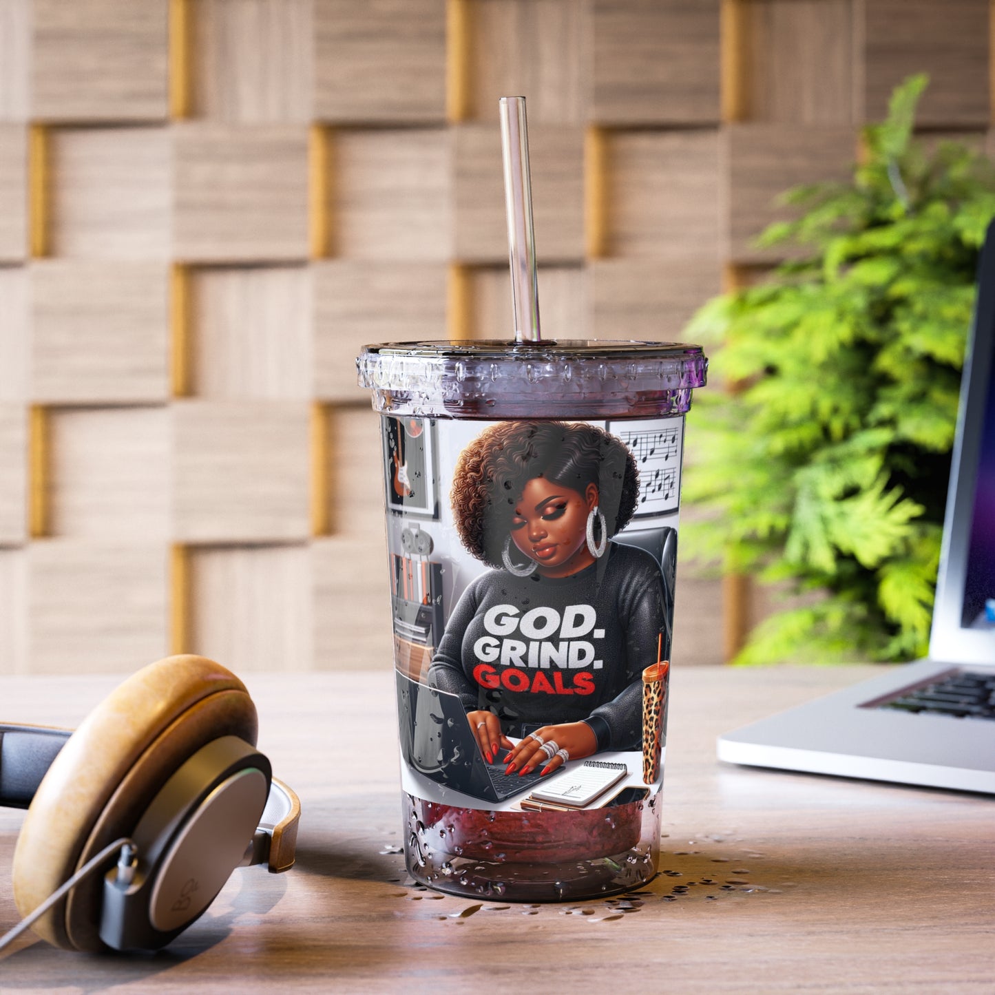 God Grind Goals Suave Acrylic Cup