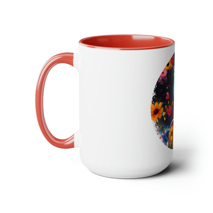 For the Love of Music Two-Tone Coffee Mugs, 15oz