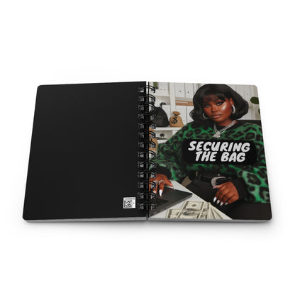 Securing the Bag Spiral Bound Journal