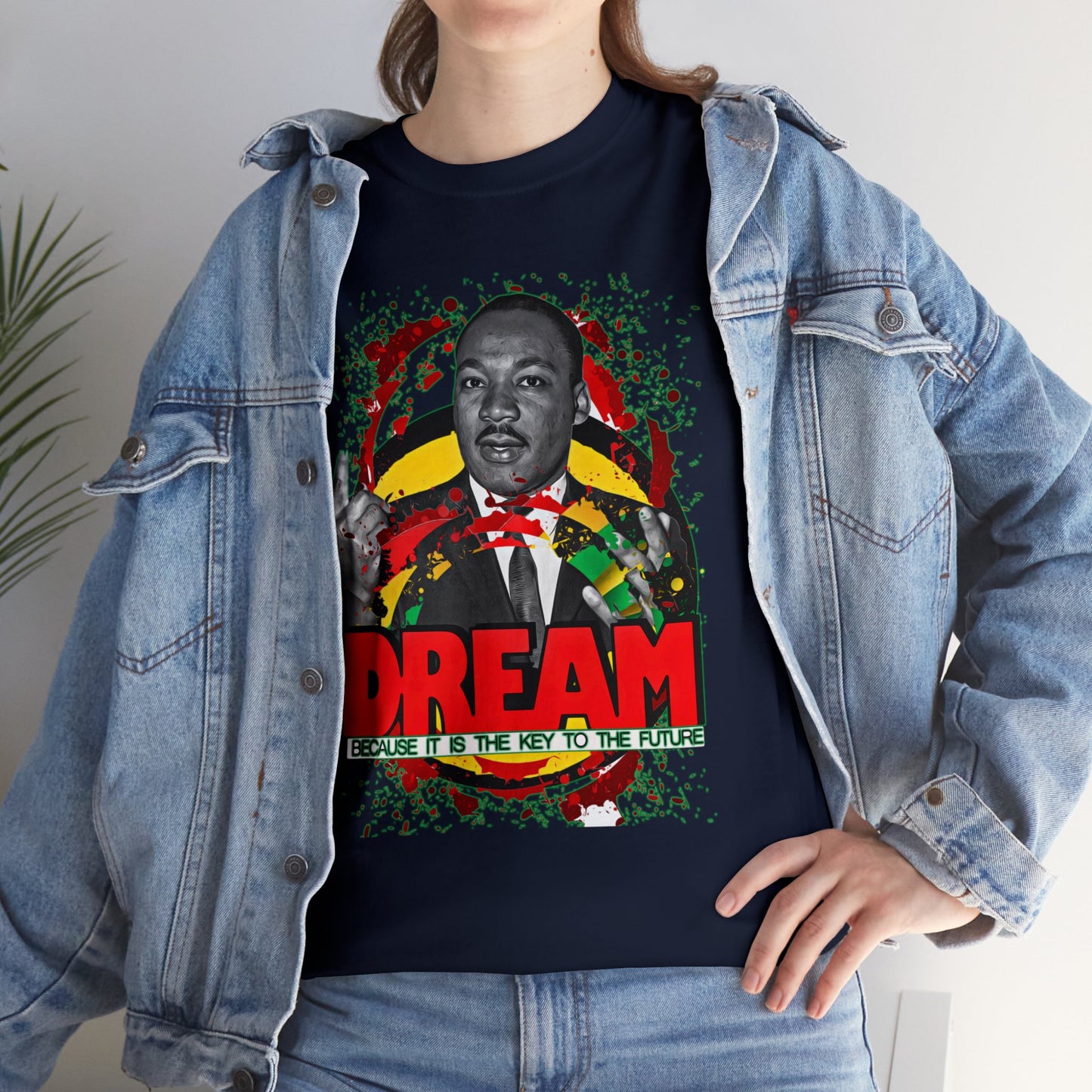 MLK Jr Unisex Heavy Cotton Tee