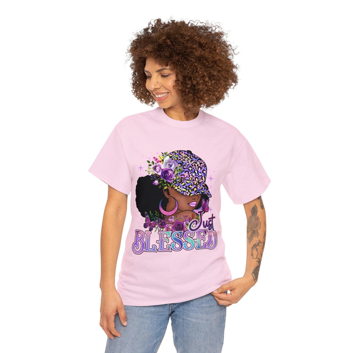 Just Blessed Unisex Heavy Cotton Tee