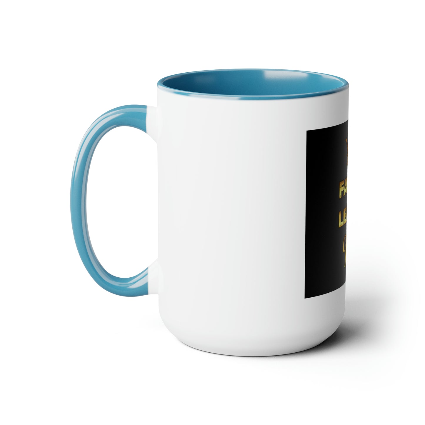 Father Leader King Two-Tone Coffee Mugs, 15oz