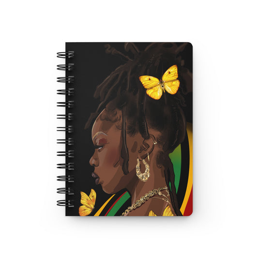 Black History Queen Spiral Bound Journal