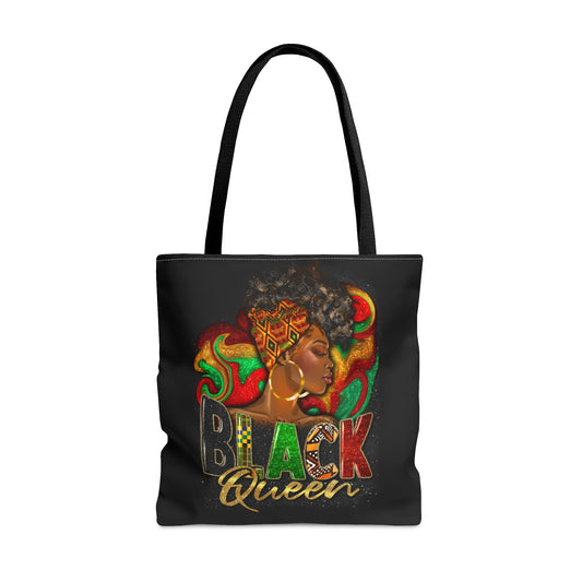 Black Queen Tote Bag (AOP)