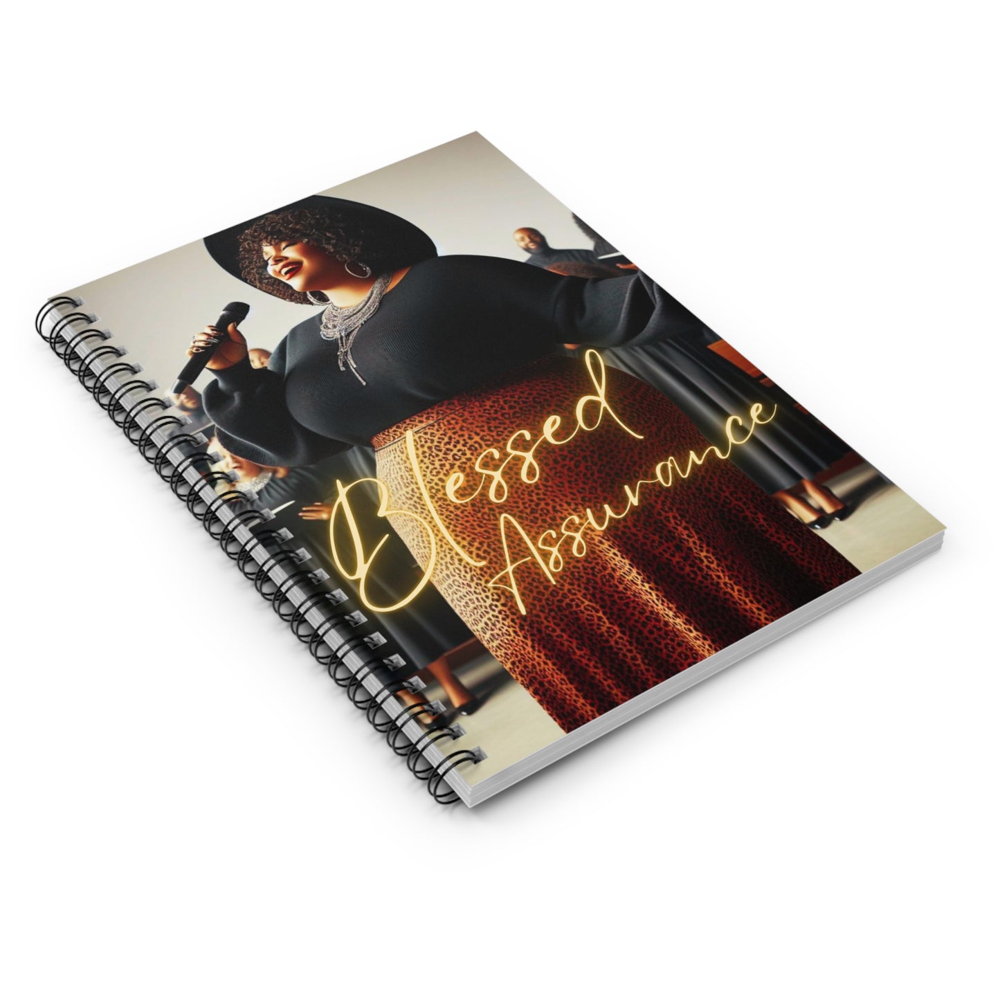 Blessed Assurance Spiral Mini Notebook - Ruled Line