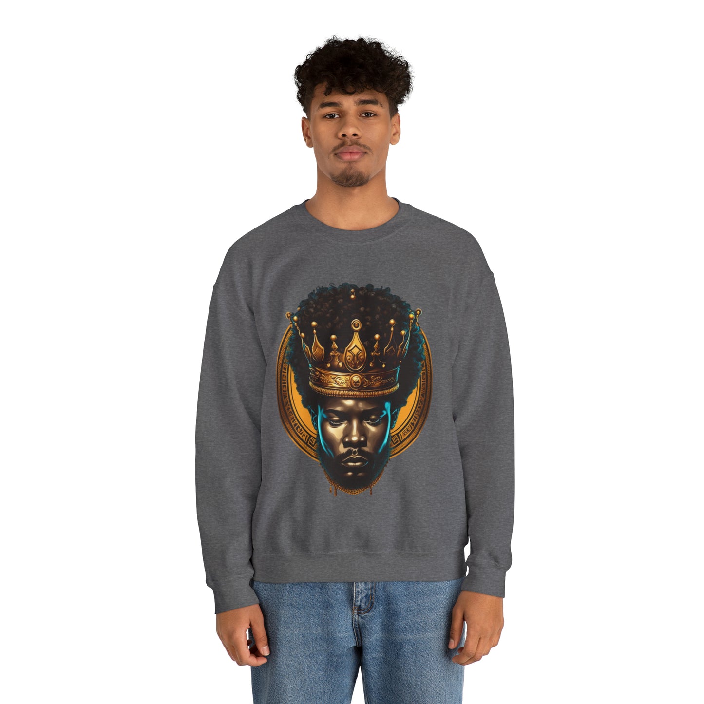 King 2 Unisex Heavy Blend™ Crewneck Sweatshirt