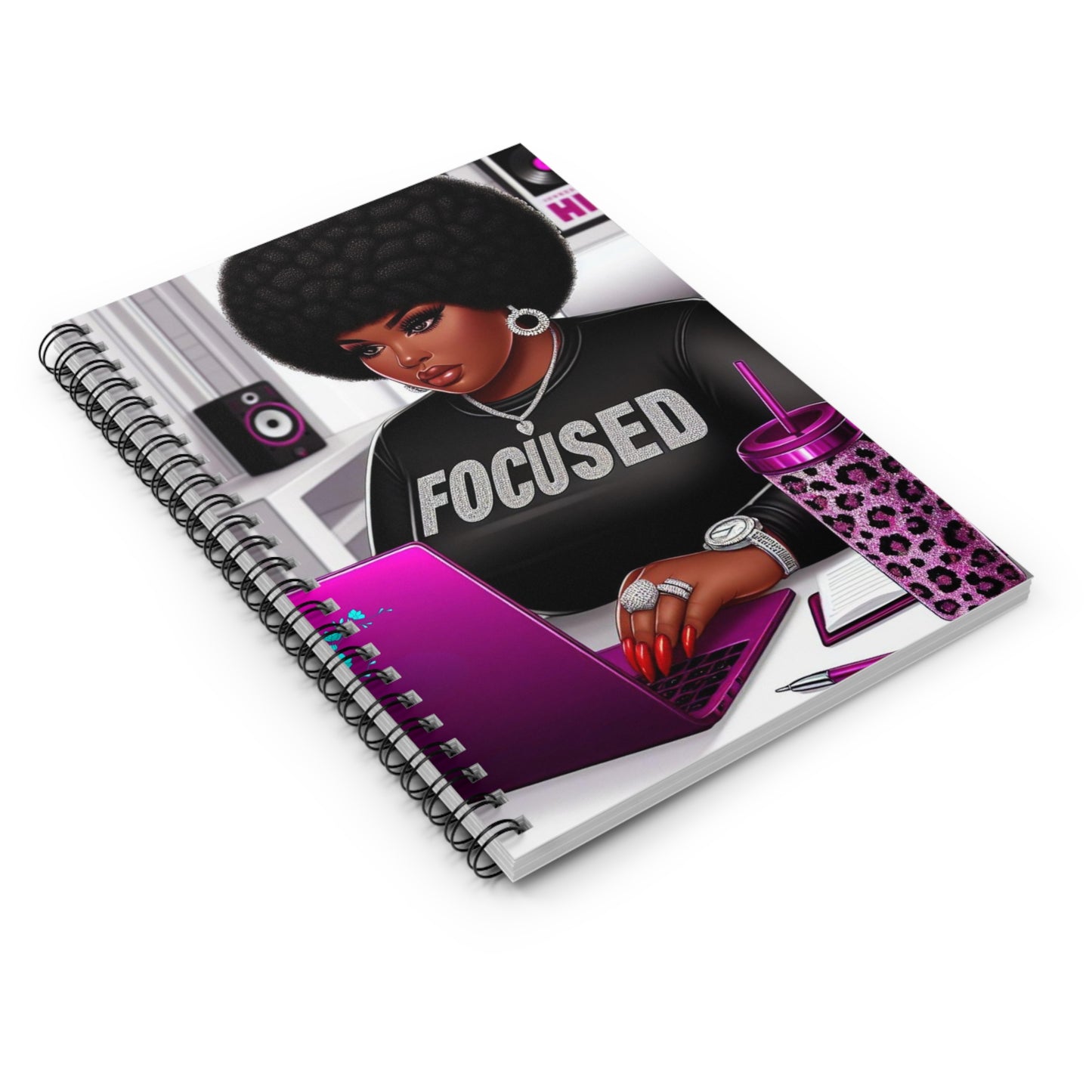 Focused Spiral Mini Notebook - Ruled Line