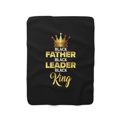 Father Leader King Sherpa Fleece Blanket