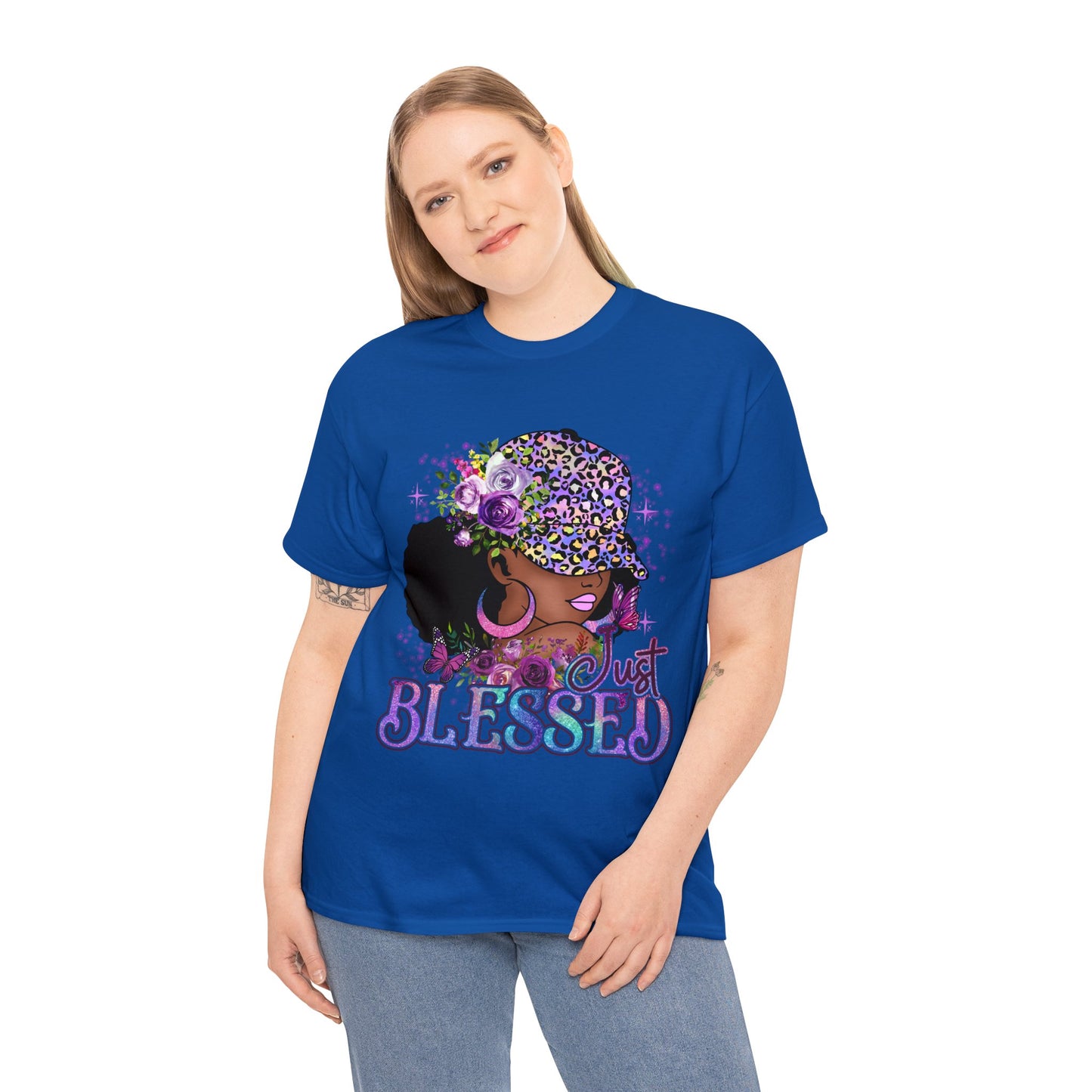 Just Blessed Unisex Heavy Cotton Tee