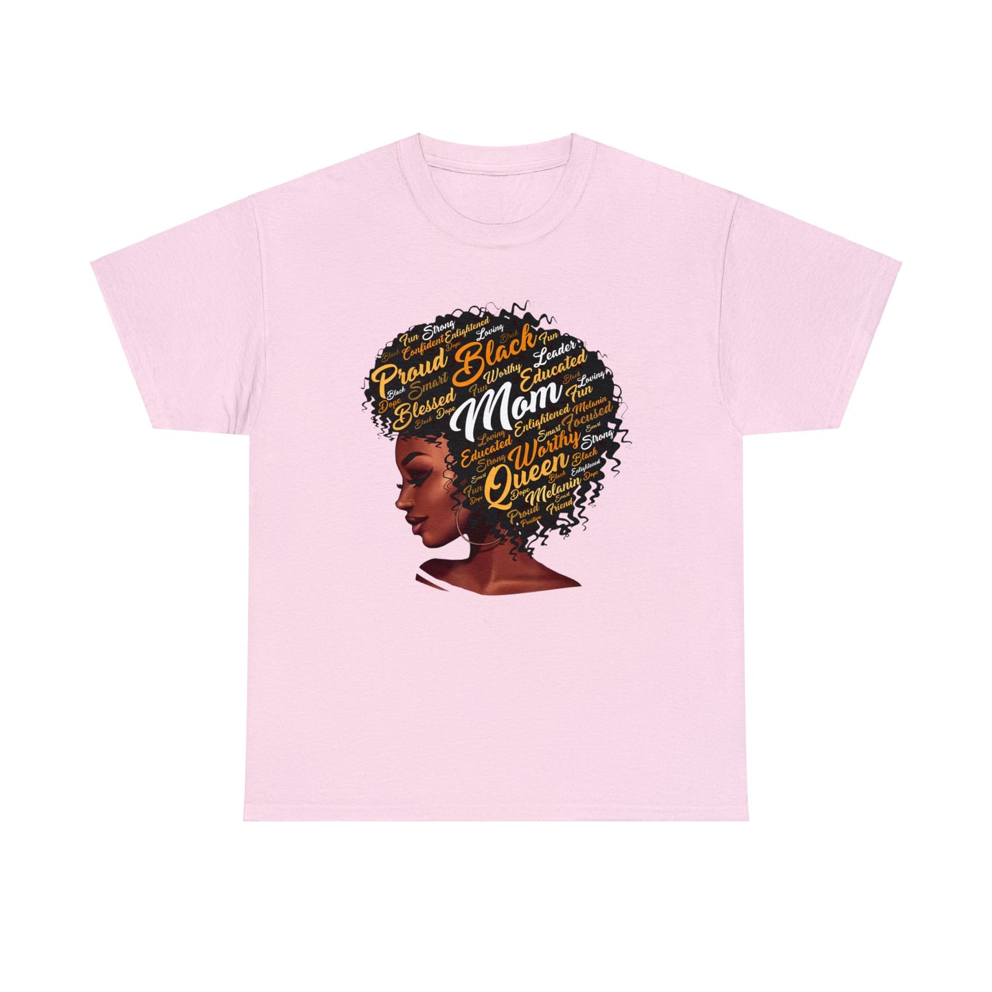 Black Mom Unisex Heavy Cotton Tee