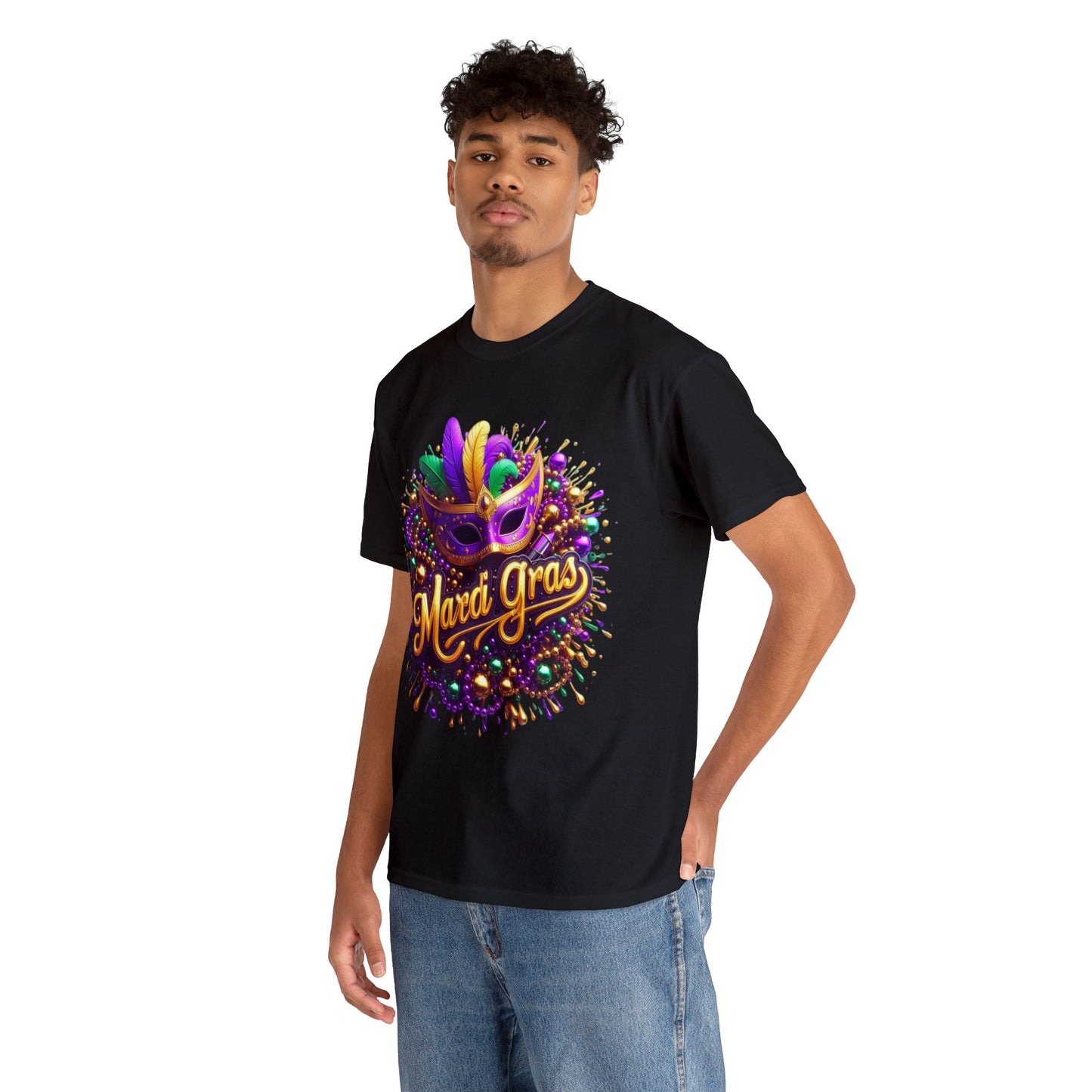 Mardi Gras 4 Unisex Heavy Cotton Tee