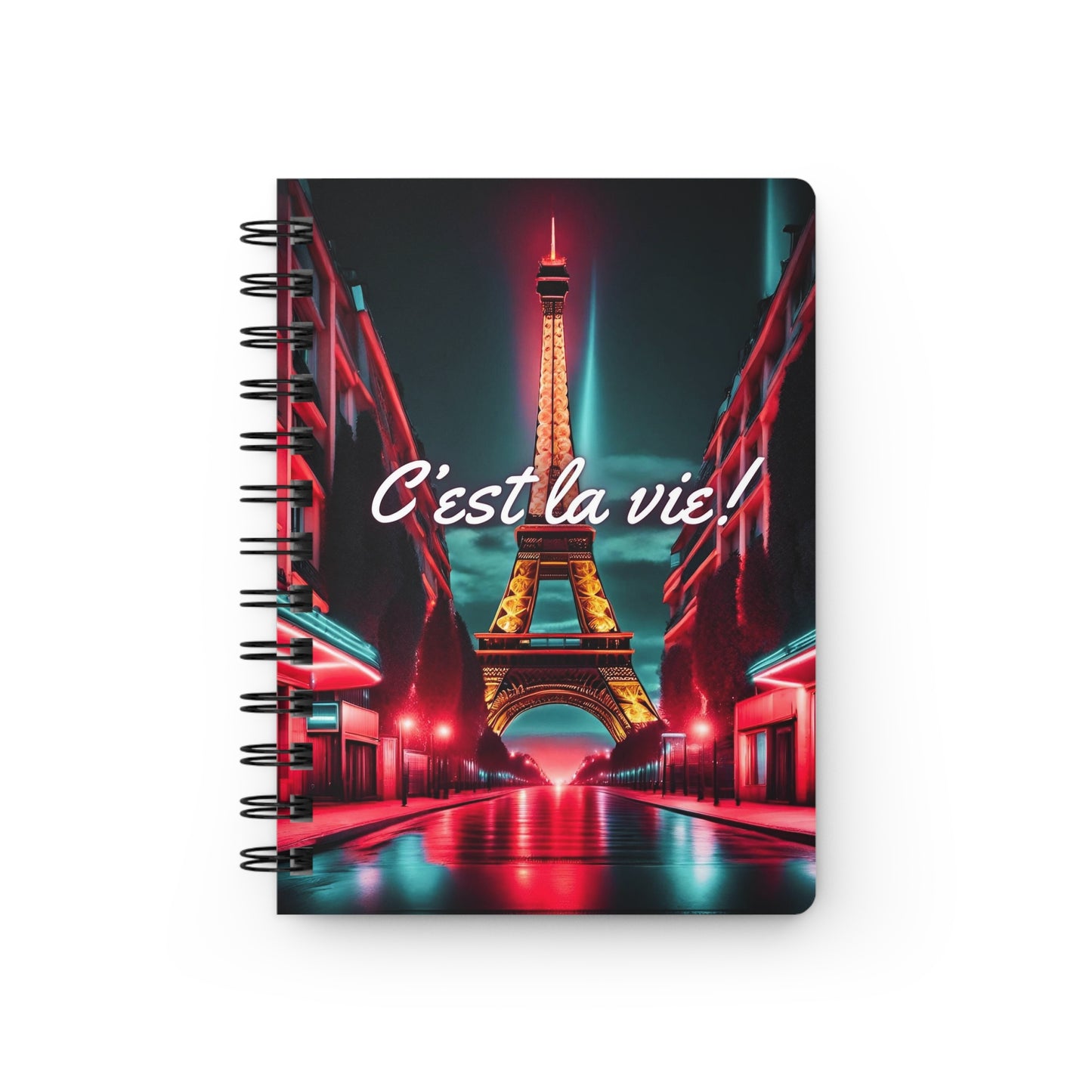 C'est La Vie Spiral Bound Journal