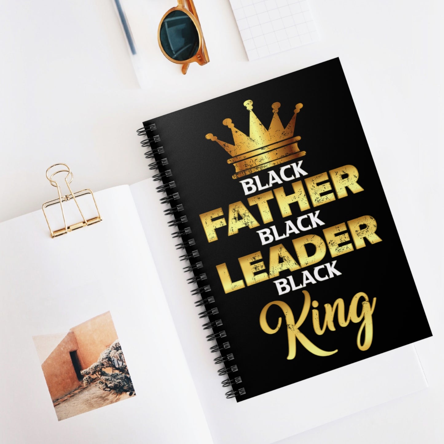 Father Leader King Spiral Mini Notebook - Ruled Line