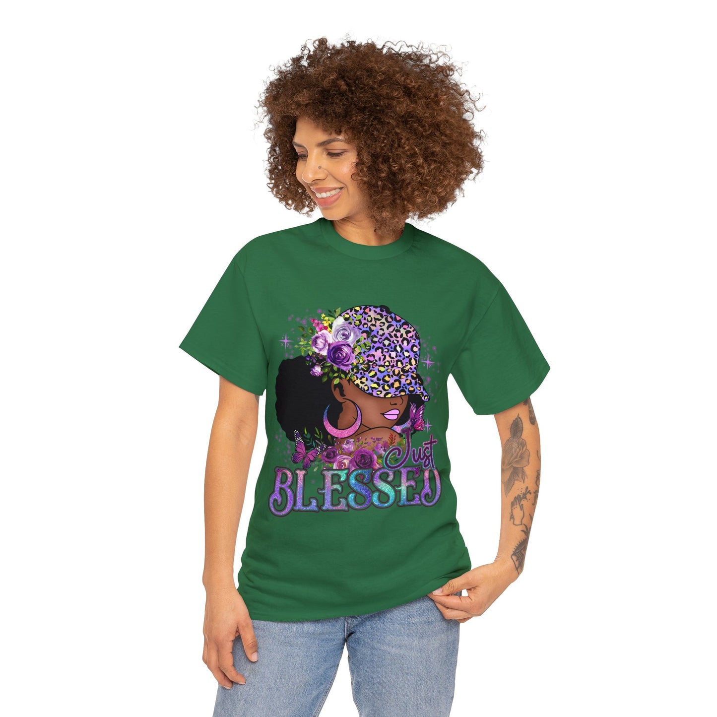 Just Blessed Unisex Heavy Cotton Tee