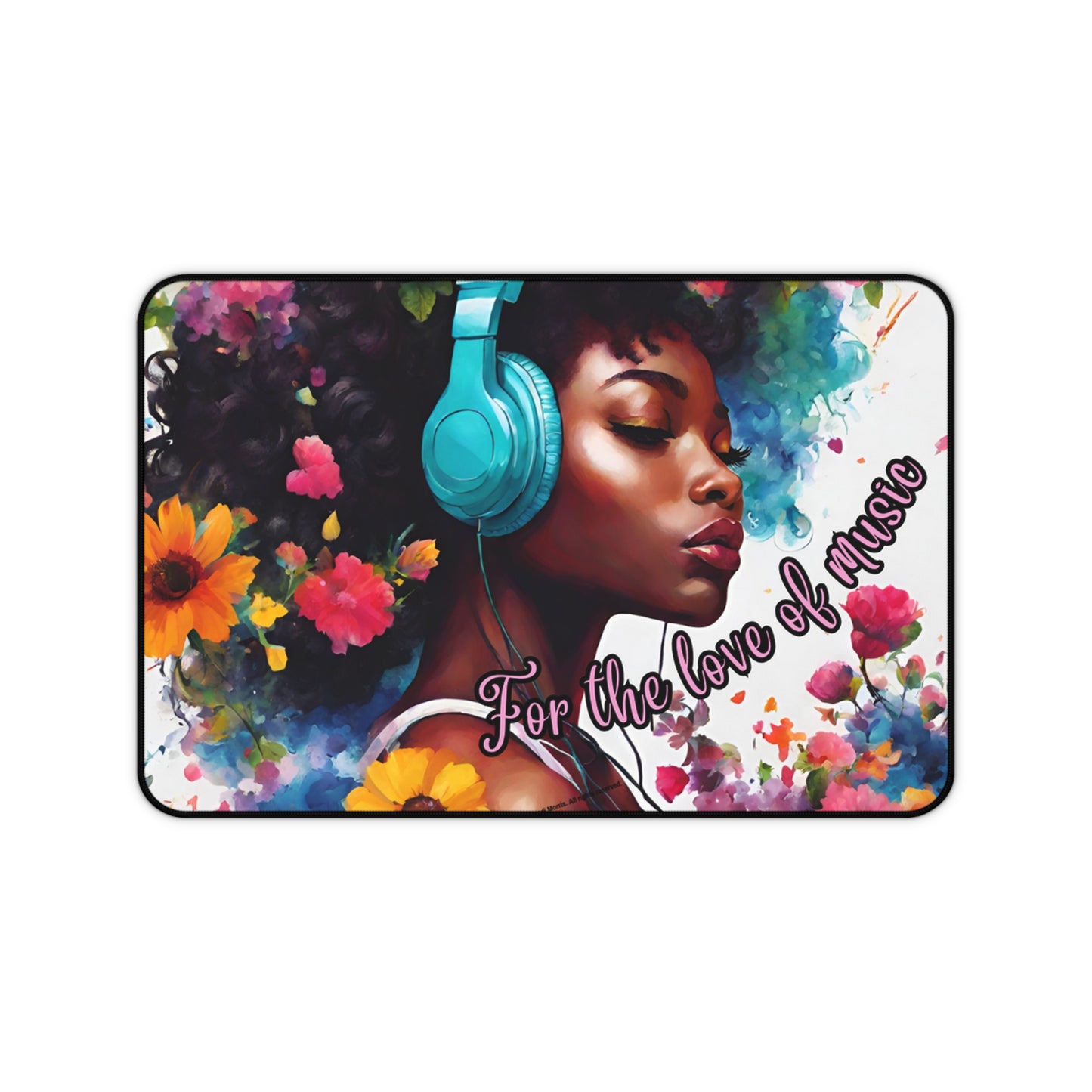 For the Love of Music Desk Mat