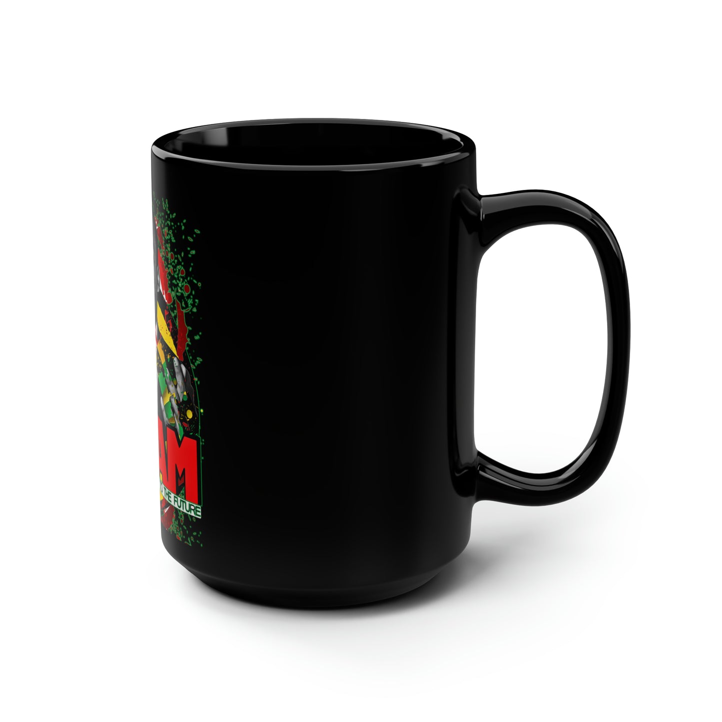 MLK Jr Black Mug, 15oz