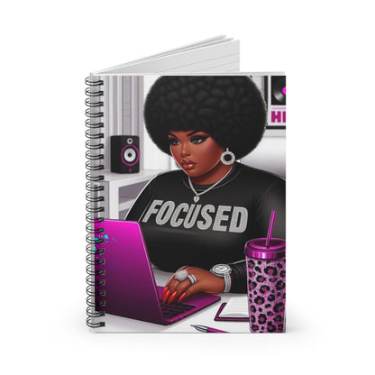 Focused Spiral Mini Notebook - Ruled Line