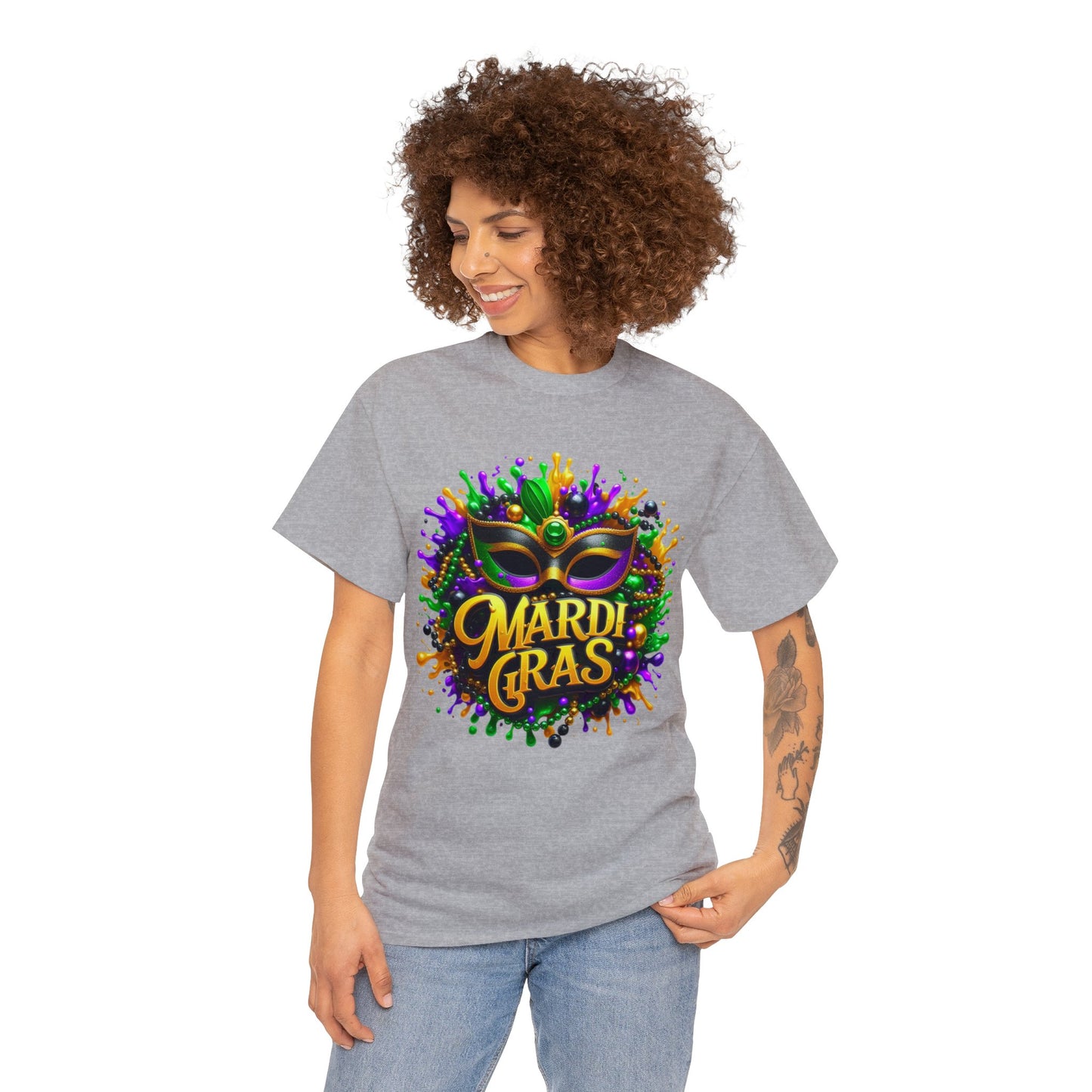 Mardi Gras 2 Unisex Heavy Cotton Tee