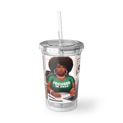 Focused in 2024 Suave Acrylic Cup