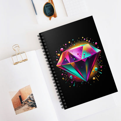 Shine Bright Spiral Mini Notebook - Ruled Line