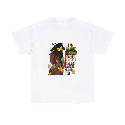 Black History Queen Unisex Heavy Cotton Tee