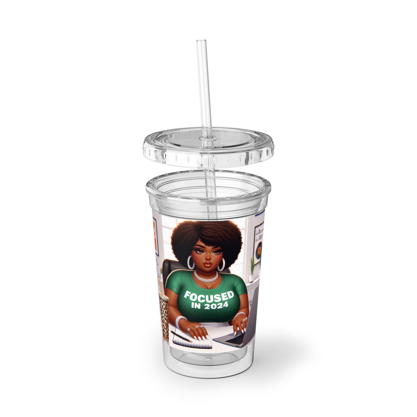 Focused in 2024 Suave Acrylic Cup