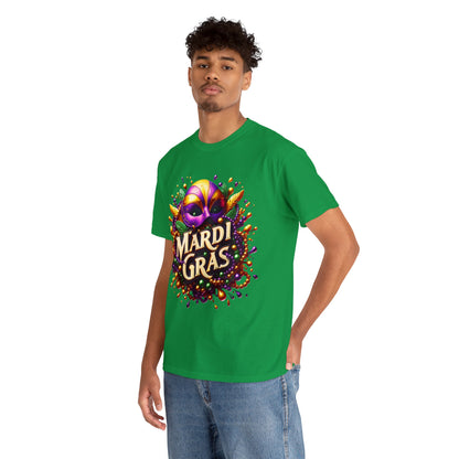 Mardi Gras 3 Unisex Heavy Cotton Tee