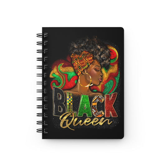 Black Queen Spiral Bound Journal