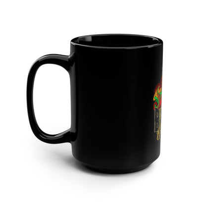 Black Queen Black Mug, 15oz