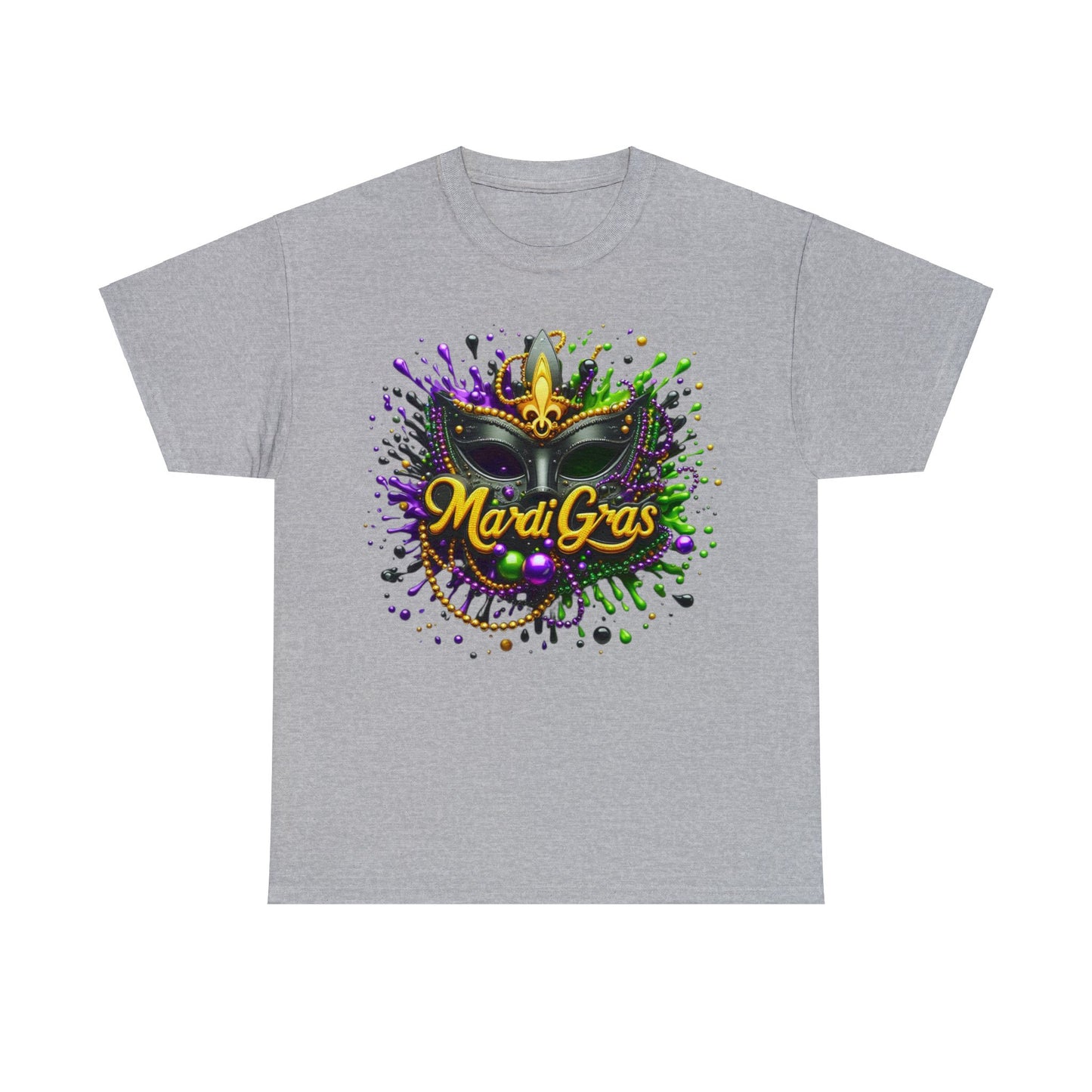 Mardi Gras 1 Unisex Heavy Cotton Tee