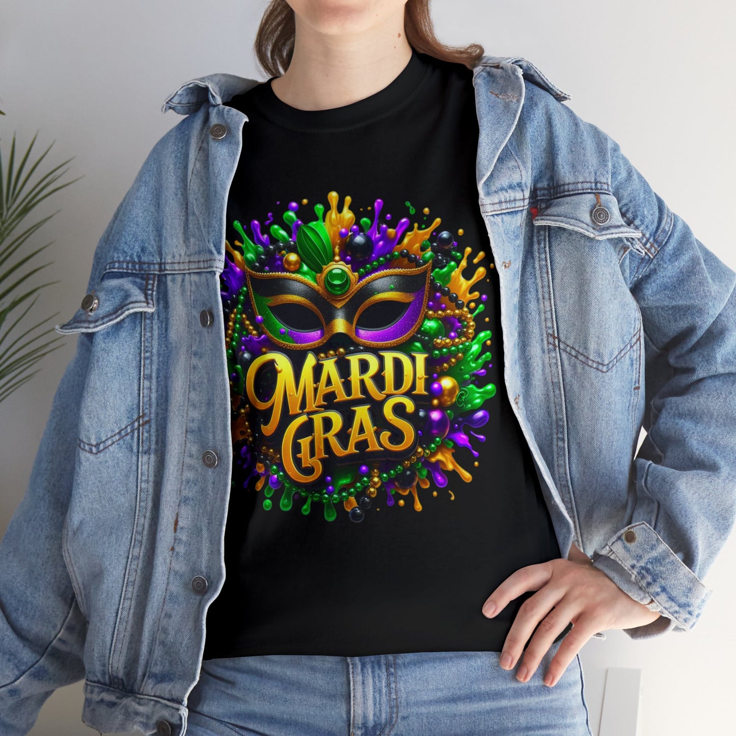 Mardi Gras 2 Unisex Heavy Cotton Tee