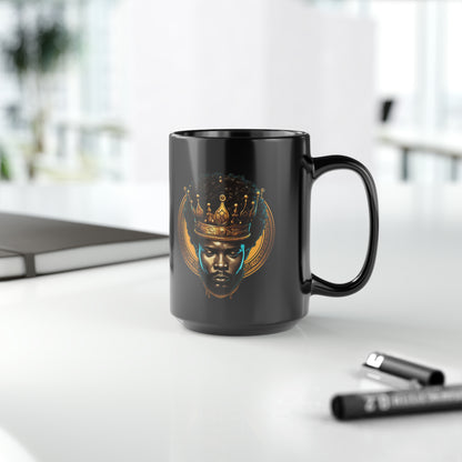 King 2 Black Mug, 15oz