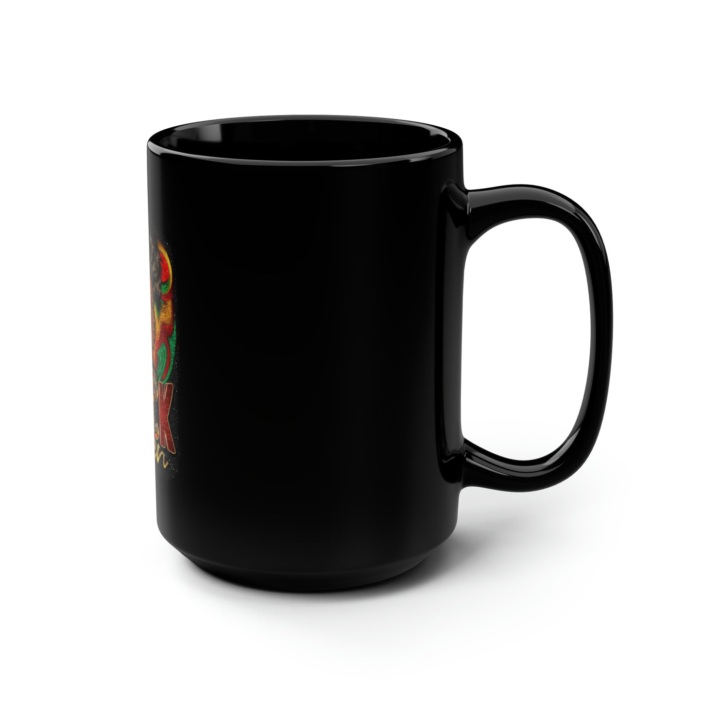 Black Queen Black Mug, 15oz