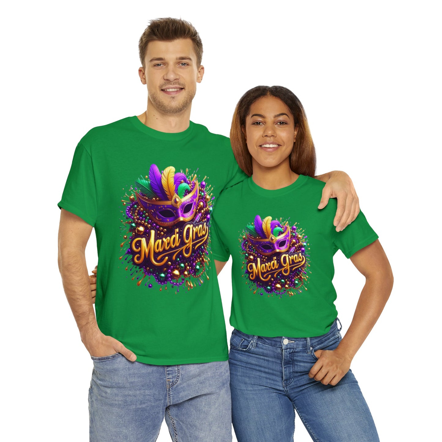 Mardi Gras 4 Unisex Heavy Cotton Tee