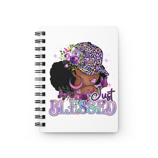 Just Blessed Spiral Bound Journal