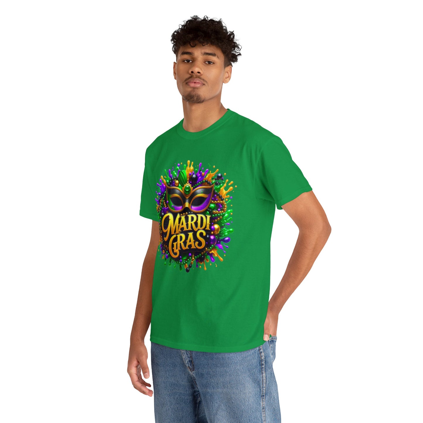 Mardi Gras 2 Unisex Heavy Cotton Tee