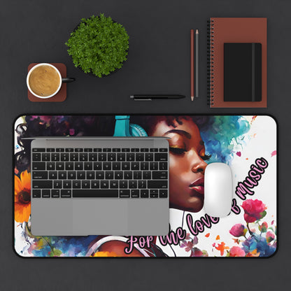 For the Love of Music Desk Mat