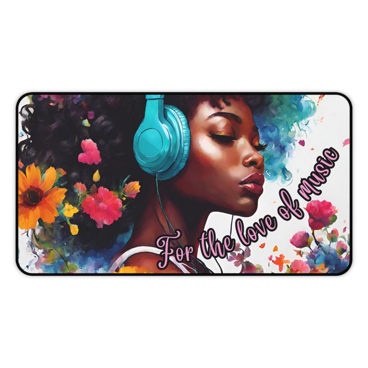 For the Love of Music Desk Mat