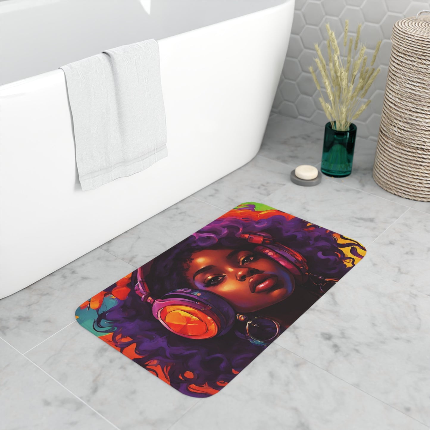 Musically Inclined Memory Foam Bath Mat