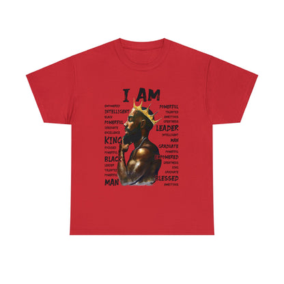 King - I AM Unisex Heavy Cotton Tee