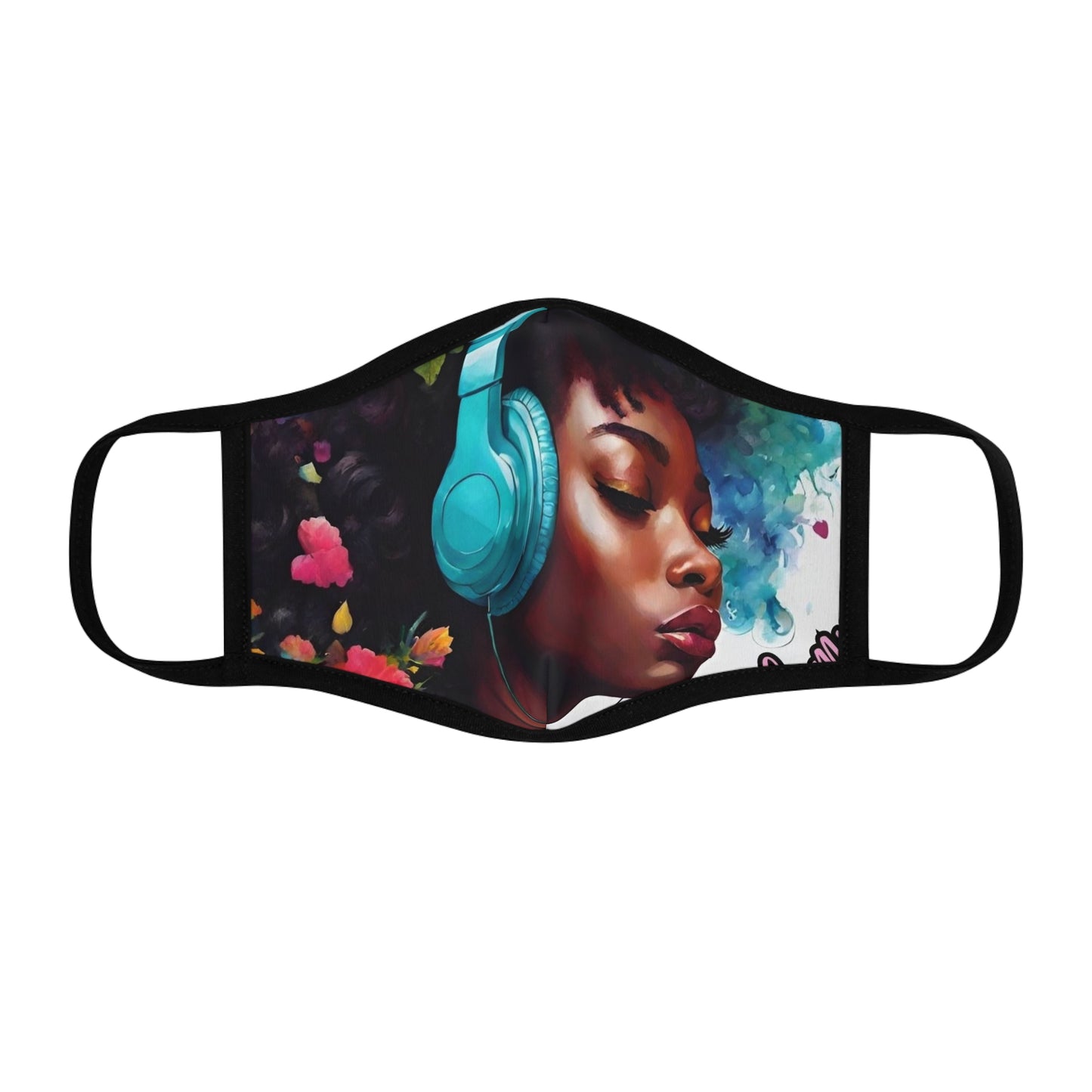 For the Love of Music - Fitted Polyester Face Mask