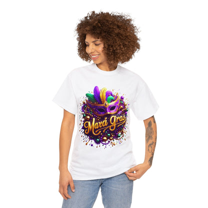 Mardi Gras 4 Unisex Heavy Cotton Tee