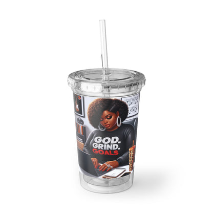 God Grind Goals Suave Acrylic Cup