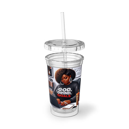 God Grind Goals Suave Acrylic Cup