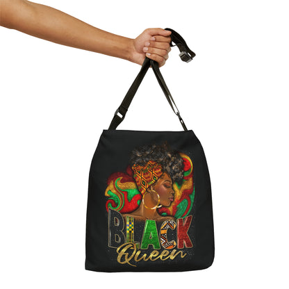 Black Queen Adjustable Tote Bag (AOP)