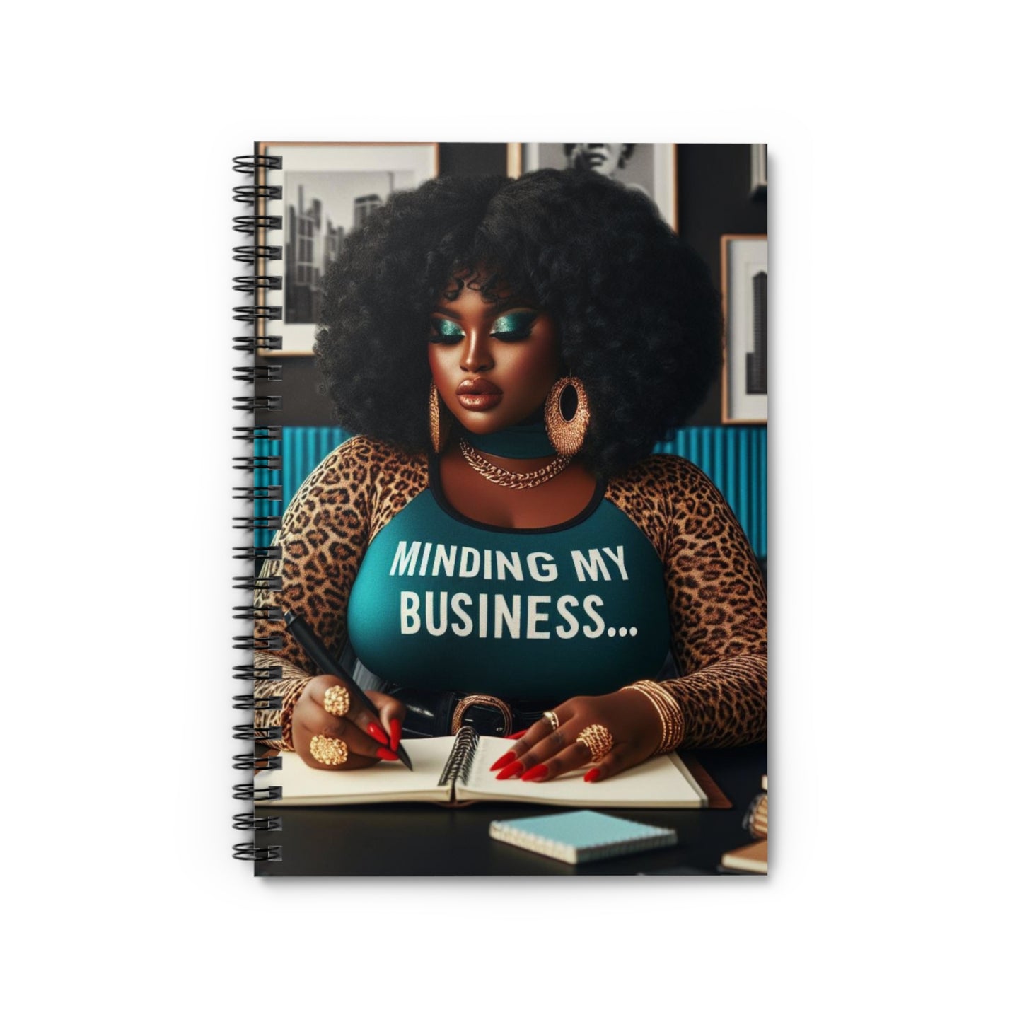 Minding My Business Mini Notebook - Ruled Line