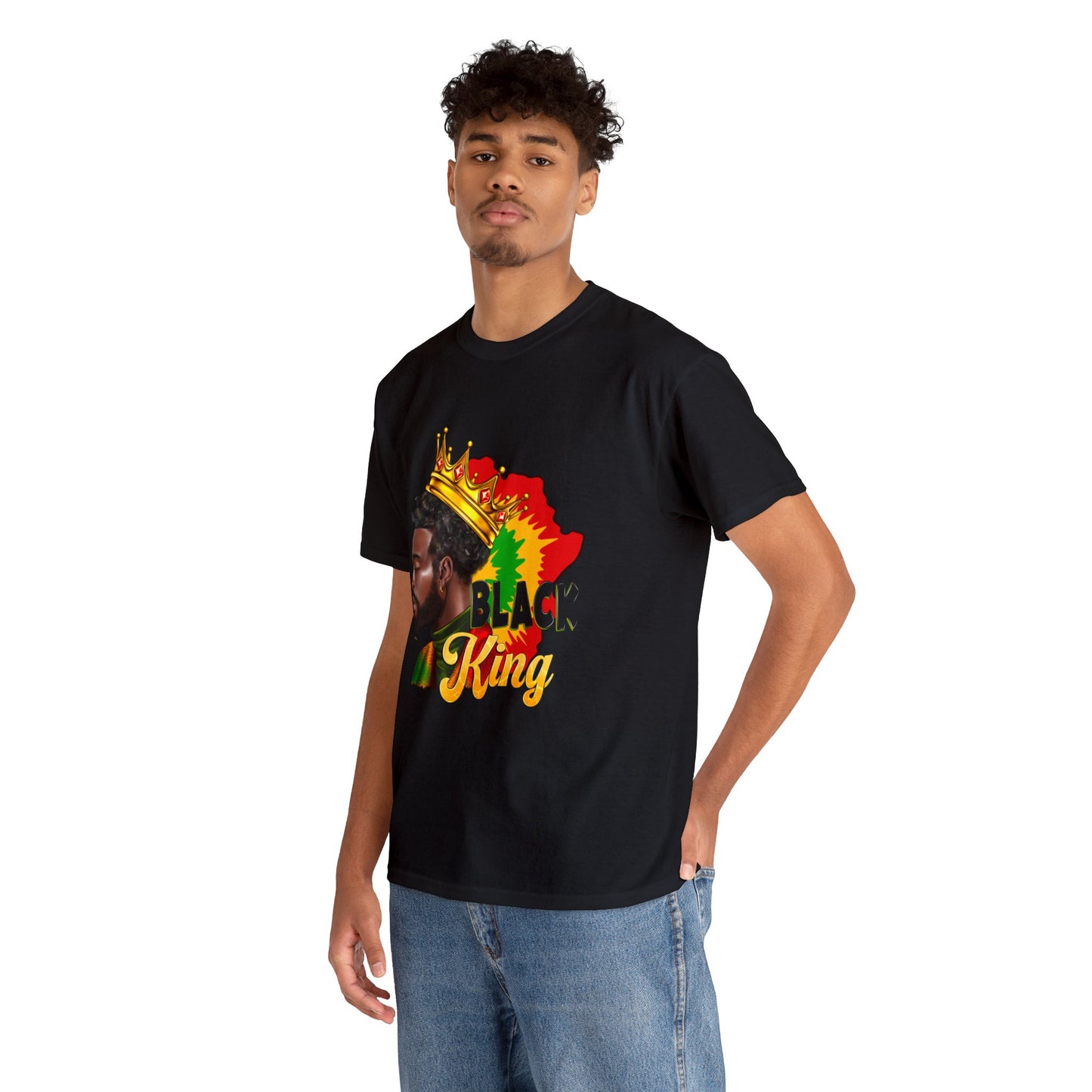 Black King Unisex Heavy Cotton Tee