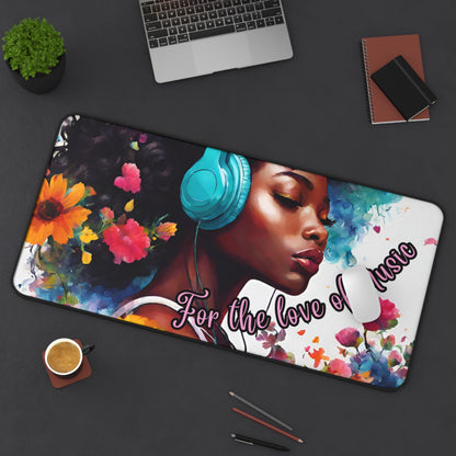 For the Love of Music Desk Mat